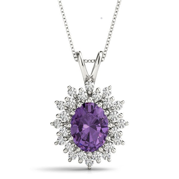Oval Fashion Diamond Pendant · 0.39 ct tw