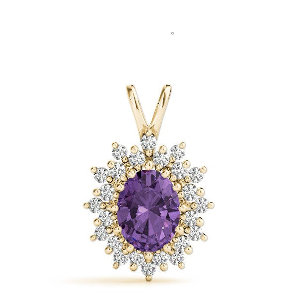 Oval Fashion Diamond Pendant · 0.39 ct tw