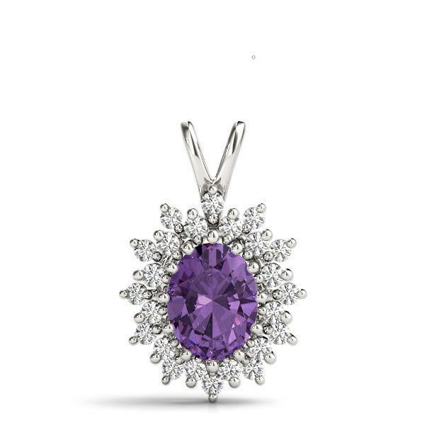 Oval Fashion Diamond Pendant · 0.39 ct tw