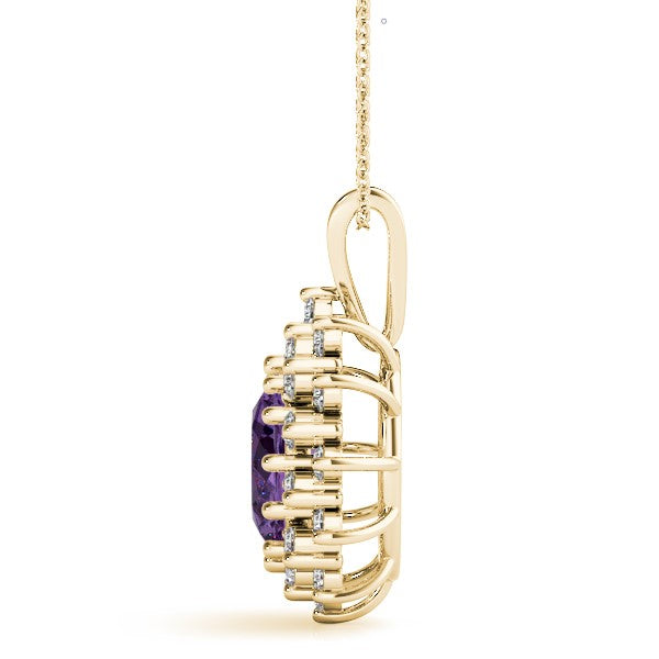 Oval Fashion Diamond Pendant · 0.39 ct tw