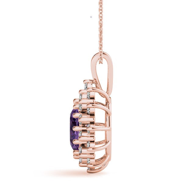 Oval Fashion Diamond Pendant · 0.39 ct tw