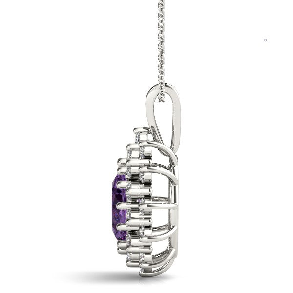 Oval Fashion Diamond Pendant · 0.39 ct tw