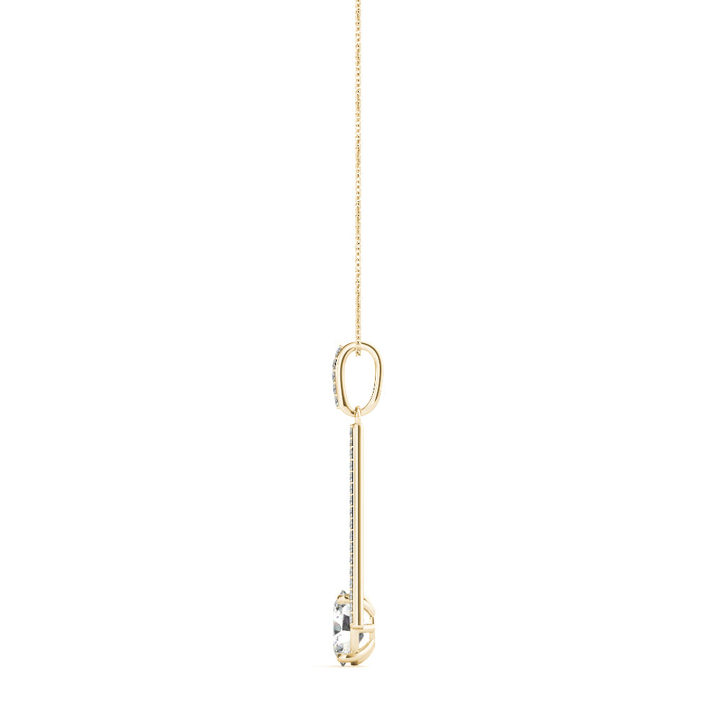 Oval Fashion Diamond Pendant · 0.18 ct tw