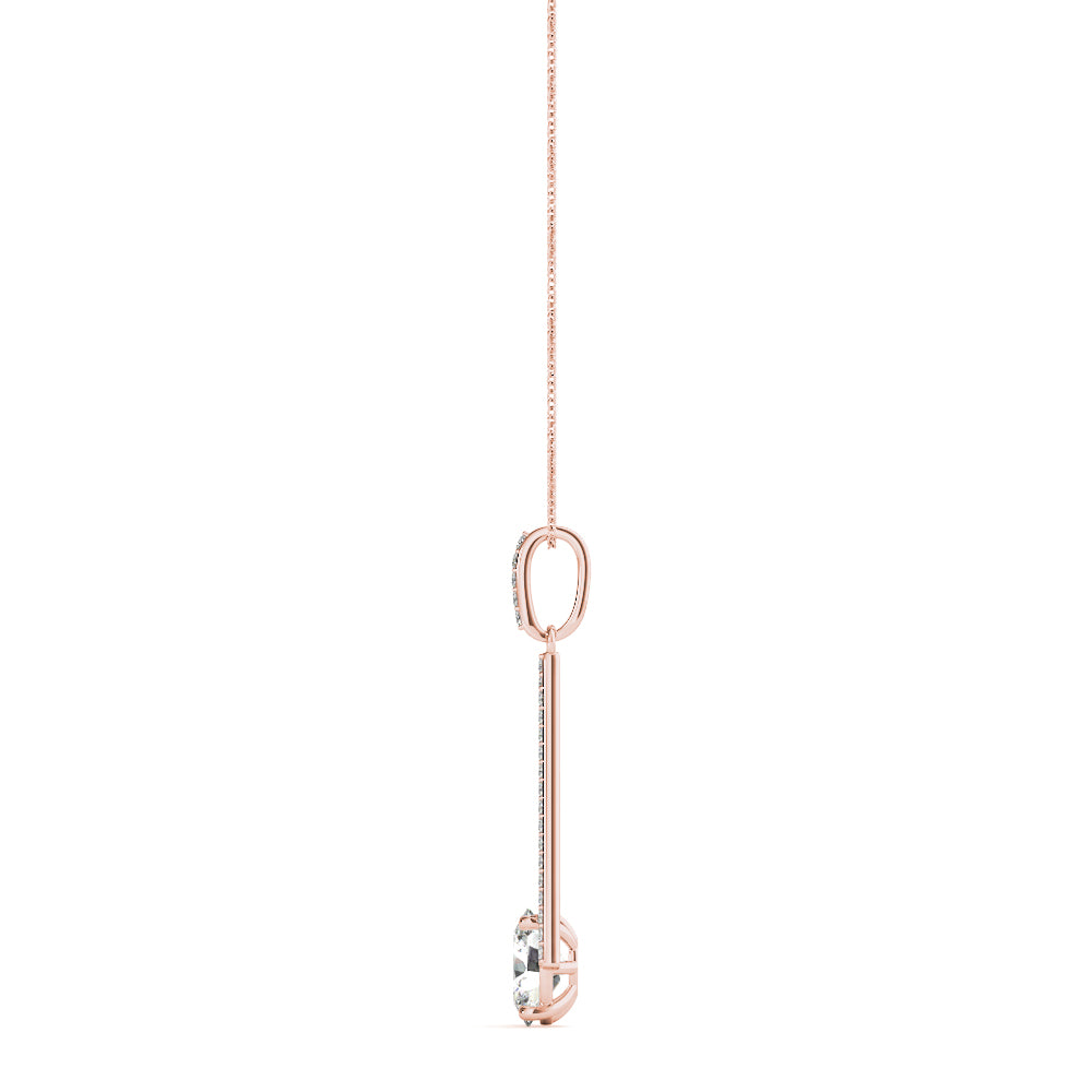 Oval Fashion Diamond Pendant · 0.18 ct tw