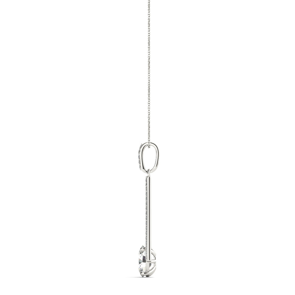 Oval Fashion Diamond Pendant · 0.18 ct tw