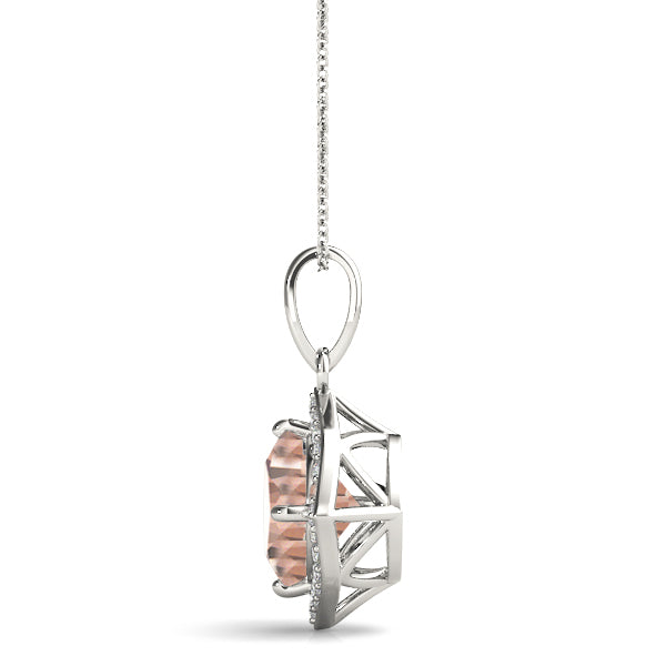Cushion Fashion Diamond Pendant · 0.12 ct tw