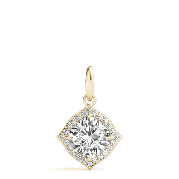 Cushion Fashion Diamond Pendant · 0.09 ct tw