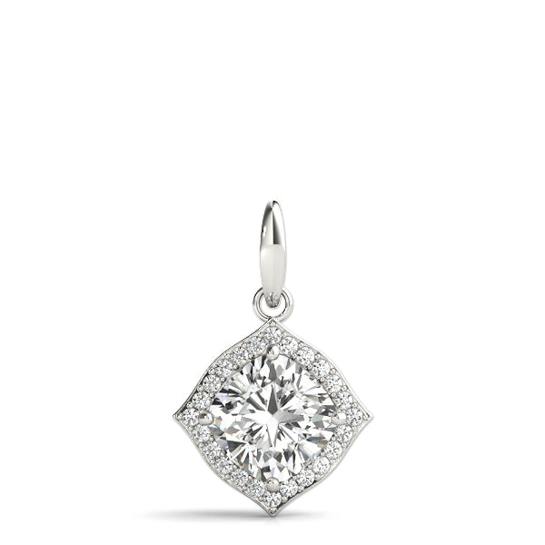 Cushion Fashion Diamond Pendant · 0.09 ct tw