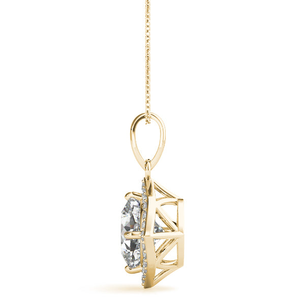 Cushion Fashion Diamond Pendant · 0.15 ct tw
