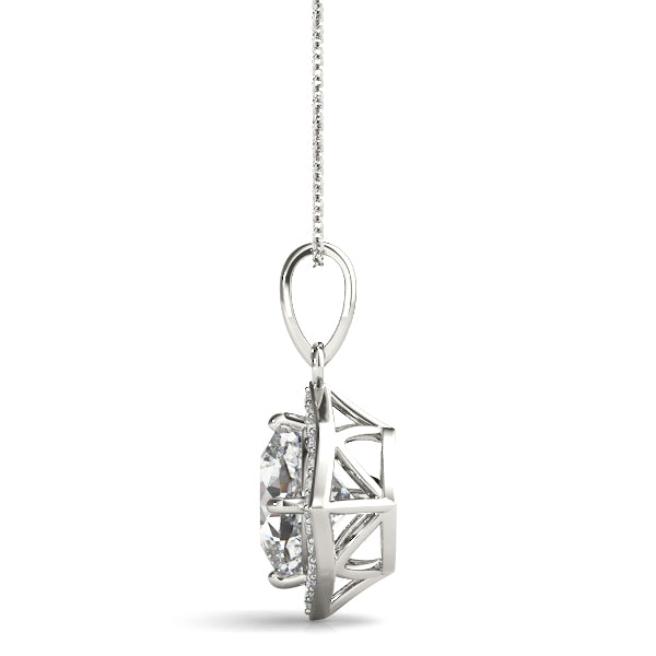 Cushion Fashion Diamond Pendant · 0.12 ct tw