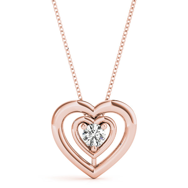Round Diamond Solitaire Pendant · 0.35 ct tw