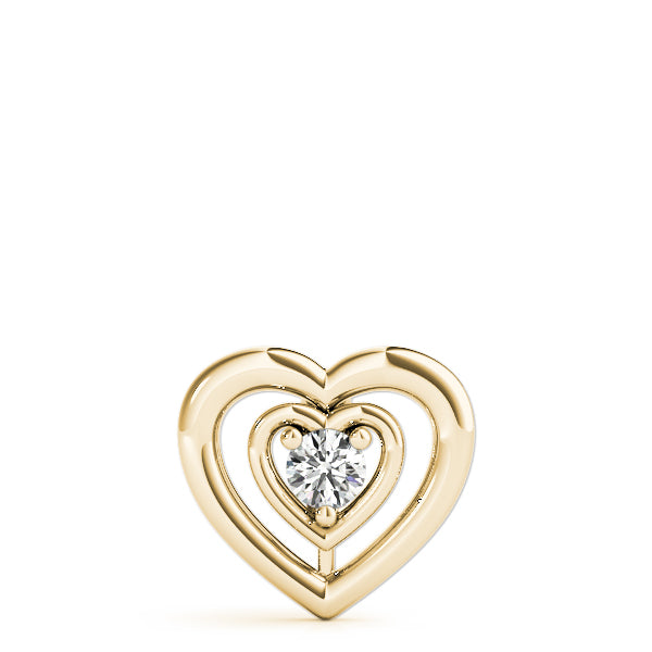 Round Diamond Solitaire Pendant · 0.12 ct tw