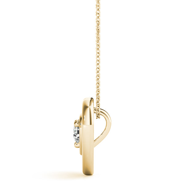 Round Diamond Solitaire Pendant · 0.50 ct tw