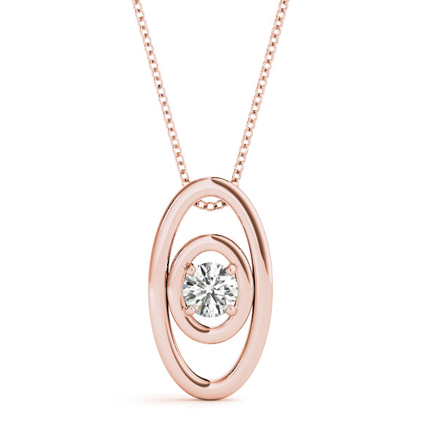 Round Diamond Solitaire Pendant · 0.20 ct tw