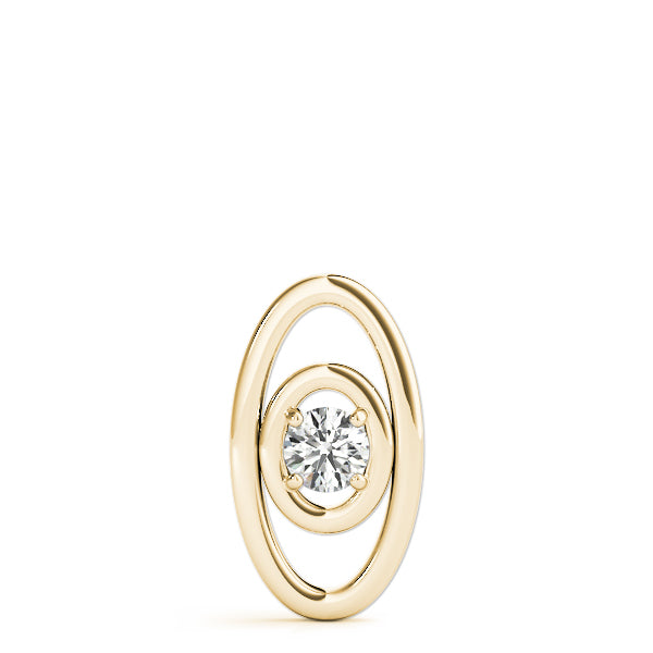 Round Diamond Solitaire Pendant · 0.10 ct tw