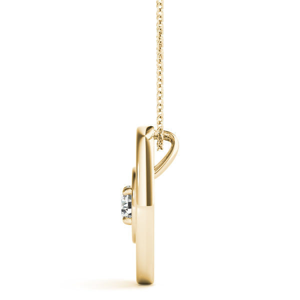Round Diamond Solitaire Pendant · 0.32 ct tw