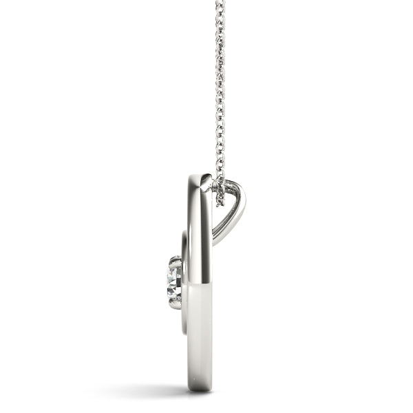 Round Diamond Solitaire Pendant · 0.10 ct tw