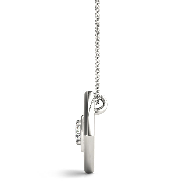 Round Diamond Solitaire Pendant · 0.35 ct tw