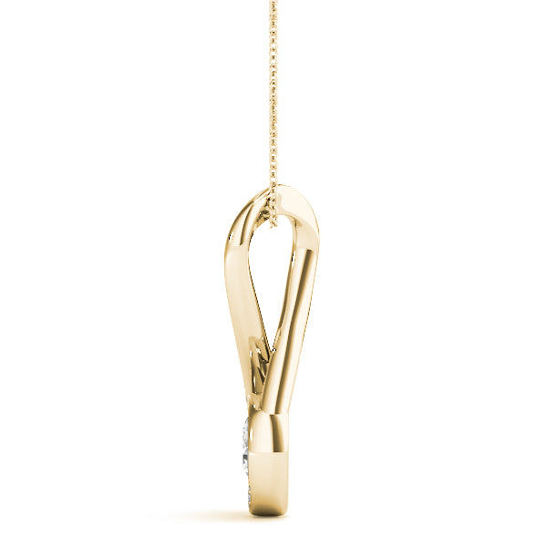 Round Fashion Diamond Pendant · 0.60 ct tw