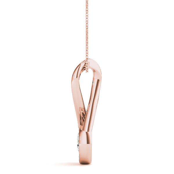 Round Fashion Diamond Pendant · 0.37 ct tw