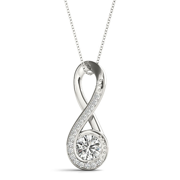 Round Fashion Diamond Pendant · 0.37 ct tw