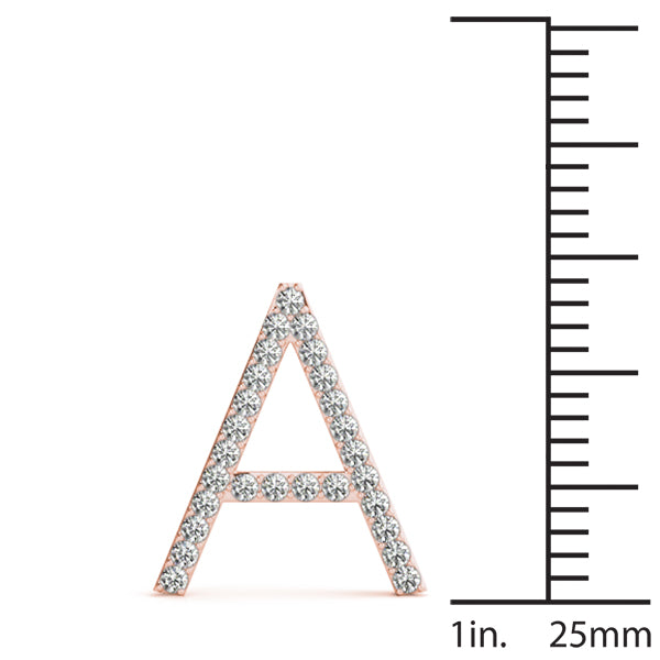 Diamond Initial Pendant · 0.16 ct tw