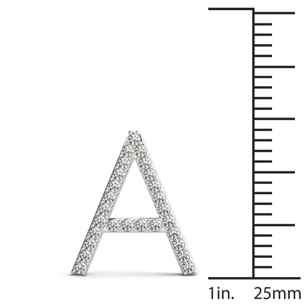 Diamond Initial Pendant · 0.16 ct tw
