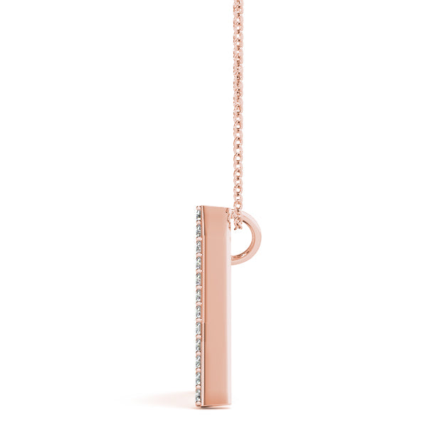 Diamond Initial Pendant · 0.16 ct tw