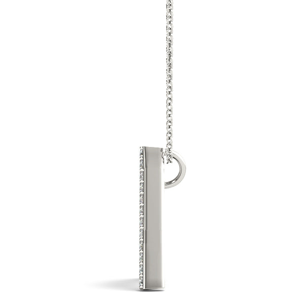 Diamond Initial Pendant · 0.16 ct tw