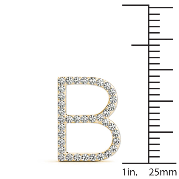 Diamond Initial Pendant · 0.17 ct tw