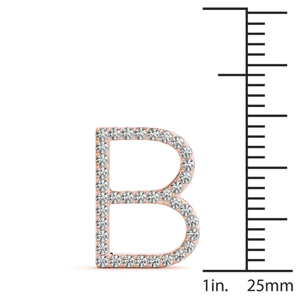 Diamond Initial Pendant · 0.17 ct tw