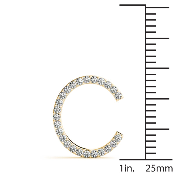 Diamond Initial Pendant · 0.15 ct tw
