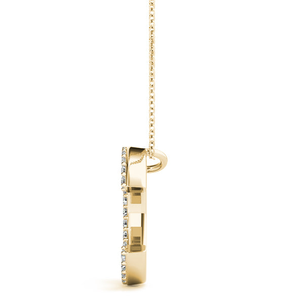 Diamond Initial Pendant · 0.15 ct tw