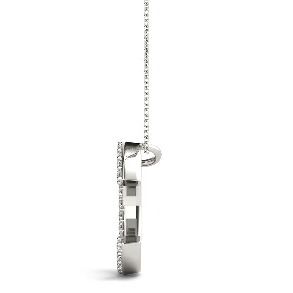 Diamond Initial Pendant · 0.15 ct tw