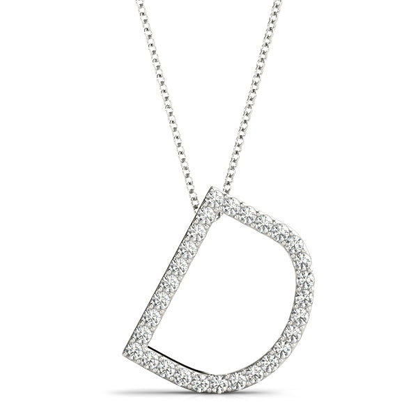 Diamond Initial Pendant · 0.17 ct tw
