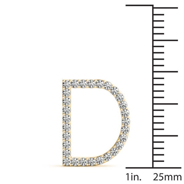 Diamond Initial Pendant · 0.17 ct tw
