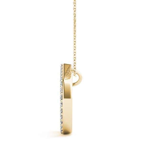 Diamond Initial Pendant · 0.17 ct tw