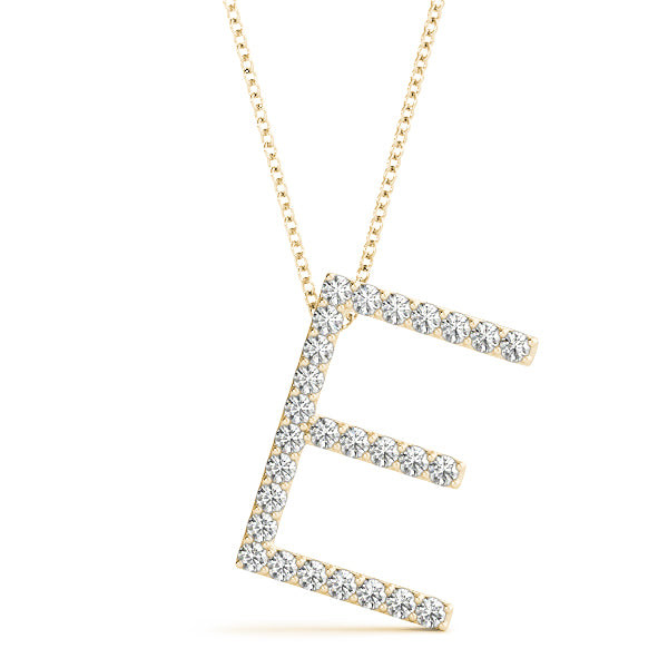 Diamond Initial Pendant · 0.17 ct tw