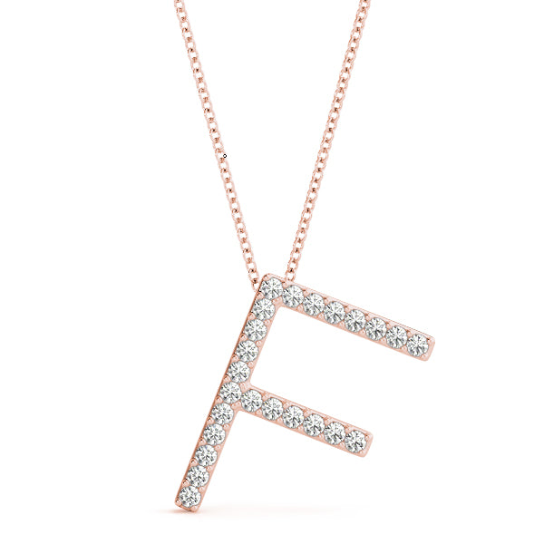 Diamond Initial Pendant · 0.14 ct tw