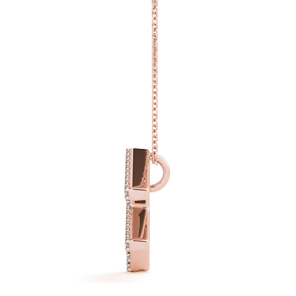 Diamond Initial Pendant · 0.14 ct tw