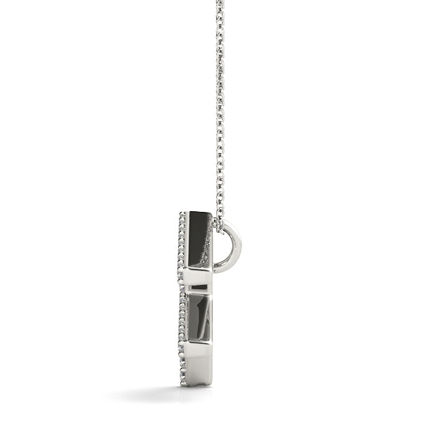 Diamond Initial Pendant · 0.14 ct tw