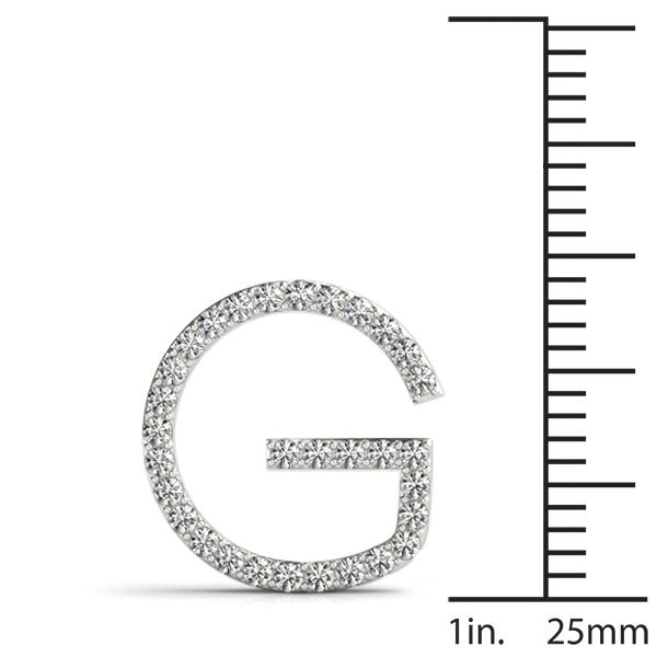 Diamond Initial Pendant · 0.18 ct tw