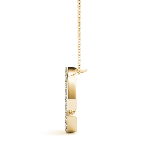 Diamond Initial Pendant · 0.18 ct tw