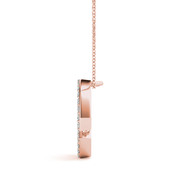 Diamond Initial Pendant · 0.18 ct tw