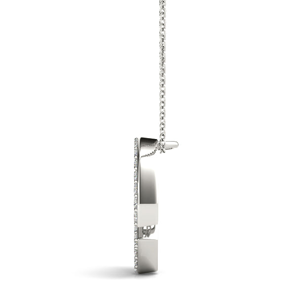 Diamond Initial Pendant · 0.18 ct tw