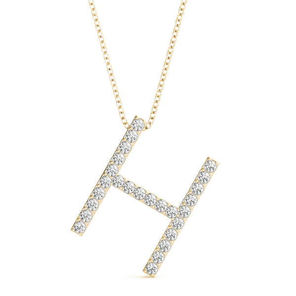 Diamond Initial Pendant · 0.16 ct tw
