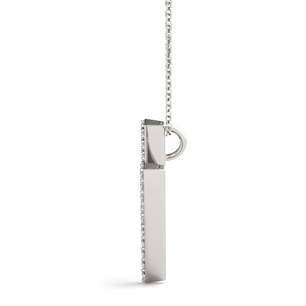 Diamond Initial Pendant · 0.16 ct tw