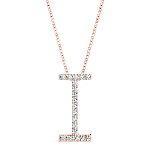 Diamond Initial Pendant · 0.11 ct tw