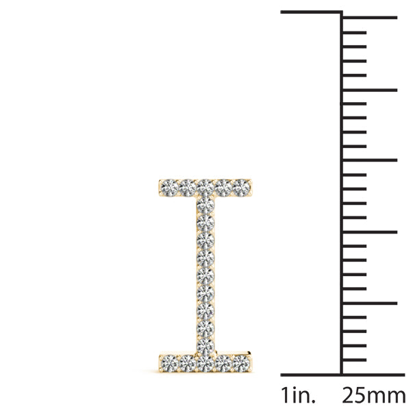 Diamond Initial Pendant · 0.11 ct tw