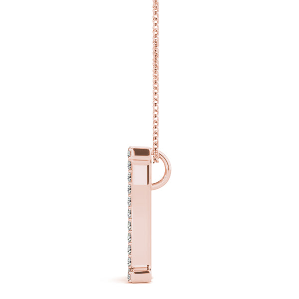 Diamond Initial Pendant · 0.11 ct tw
